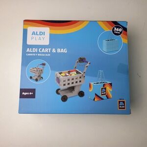 ALDI Play Cart & Bag Set 360 Pieces Toy Shopping Cart NEW
